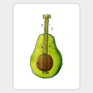 Avocado Guitar Magnet